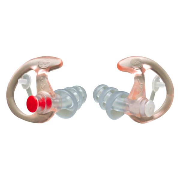 EarPro® - EP4 Sonic Defenders™ Large 24 dB Clear Passive Filtered Flanged Earplugs