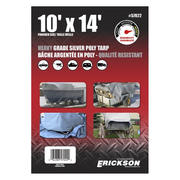 Erickson® - All-Purpose Heavy Grade 10' x 14' Tarp Tent