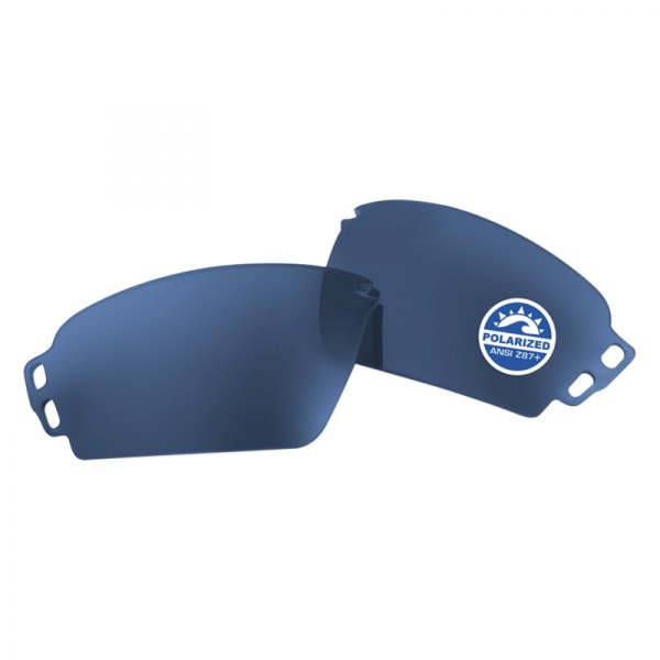 ESS® - Crowbar™ Polarized Mirrored Blue Polycarbonate Oval Lenses
