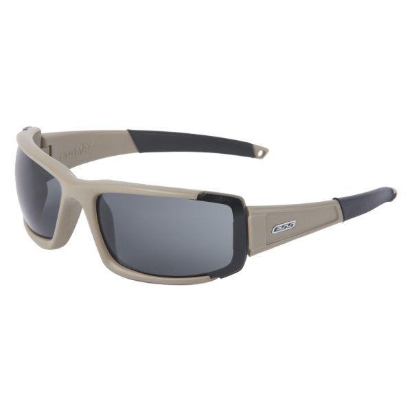 ESS® - CDI MAX™ Terrain Tan Frame Clear/Smoke Gray Oval Glasses Kit