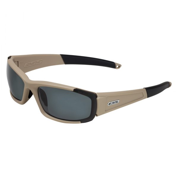ESS® - CDI™ Terrain Tan Frame Clear/Smoke Gray Oval Glasses Kit