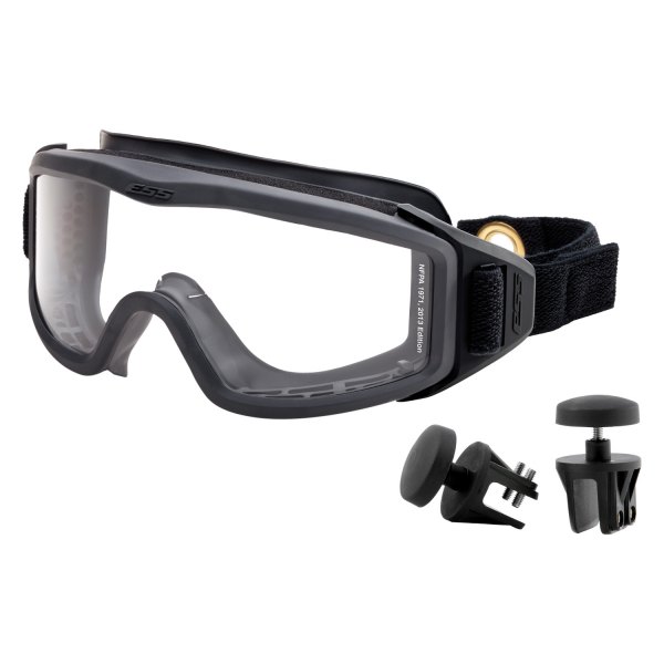 ESS® - FirePro-1971™ Gray Frame Clear Lens Shield Goggles Kit