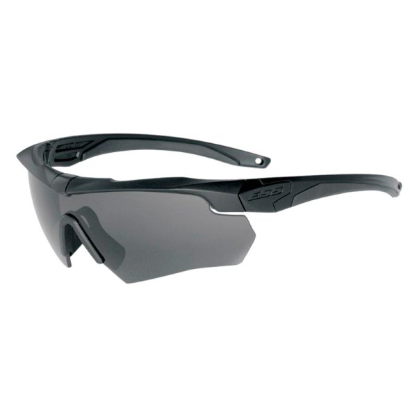 ESS® - Crossbow™ Anti-Fog Brown Frame Smoke Polycarbonate Semi-Rimless Glasses