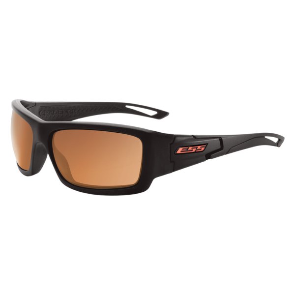 ESS® - Credence™ Black Frame Mirrored Copper Polycarbonate Oval Glasses Kit