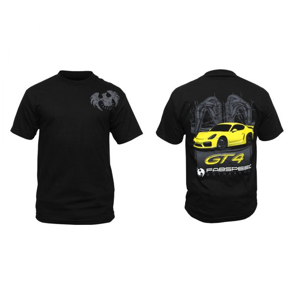 Fabspeed® - Men's Porsche Cayman GT4 X-Large Black T-Shirt