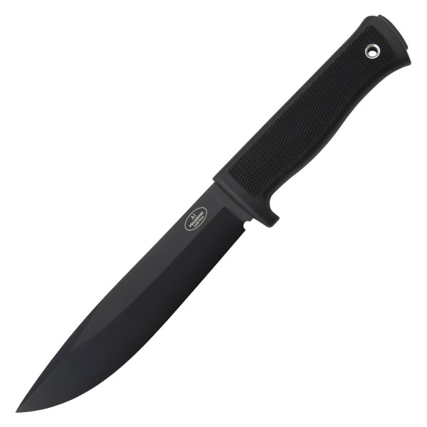 Fallkniven® - A1 6.3" Black Clip Point Fixed Knife with Sheath