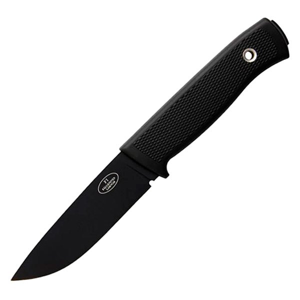 Fallkniven® - F1 3.819" Black Drop Point Fixed Knife with Sheath
