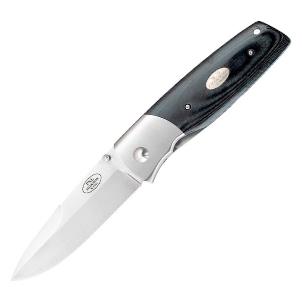 Fallkniven® - PXL 3.5" Drop Point Black Wood Handle Folding Knife