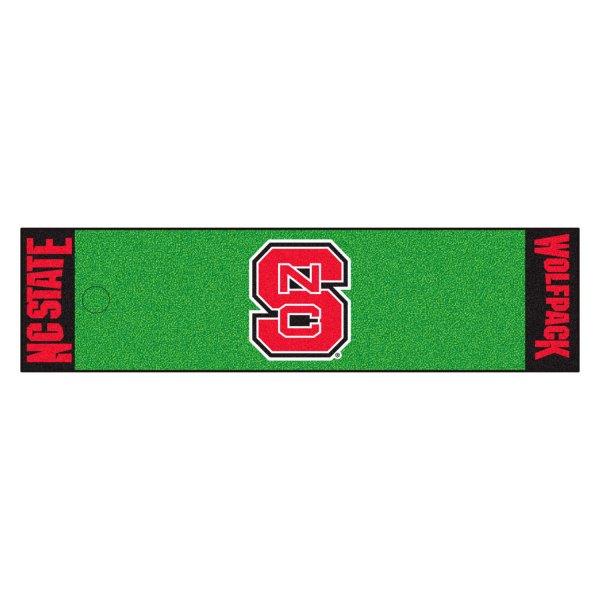 FanMats® - North Carolina State University NCS Primary University Logo Golf Putting Green Mat