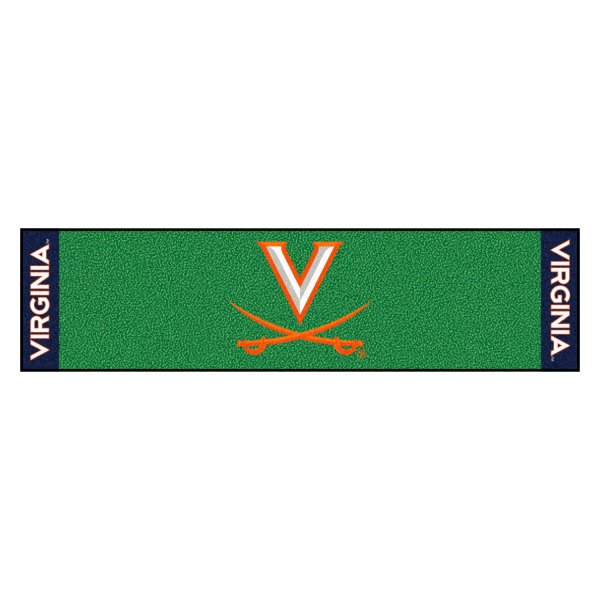 FanMats® - Virginia University "V with Swords" University Logo Golf Putting Green Mat