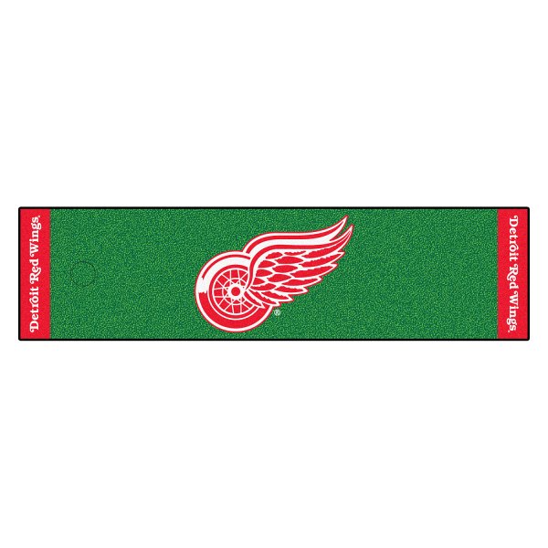 FanMats® - NHL Detroit Red Wings Logo Golf Putting Green Mat