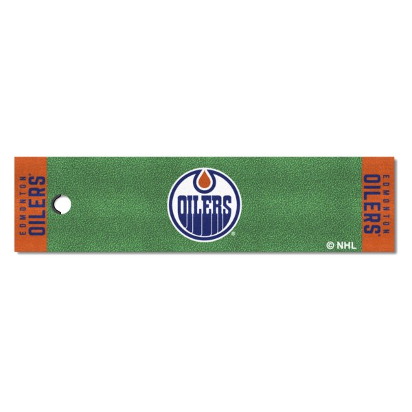 FanMats® - NHL Edmonton Oilers Logo Golf Putting Green Mat