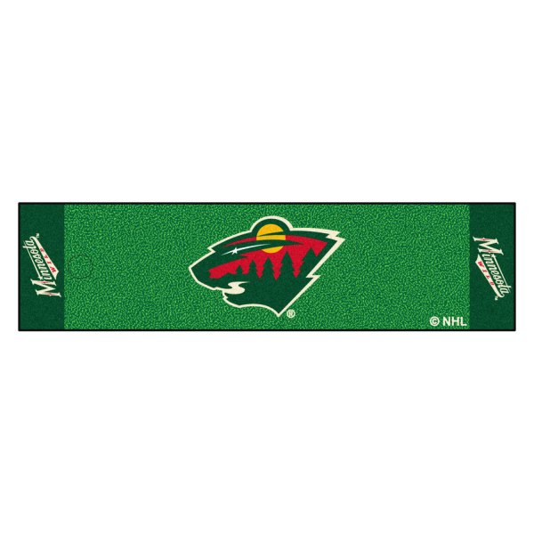 FanMats® - NHL Minnesota Wild Logo Golf Putting Green Mat