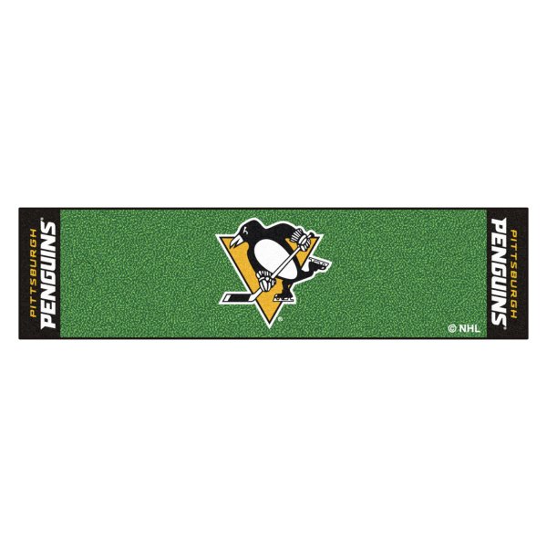 FanMats® - NHL Pittsburgh Penguins Logo Golf Putting Green Mat