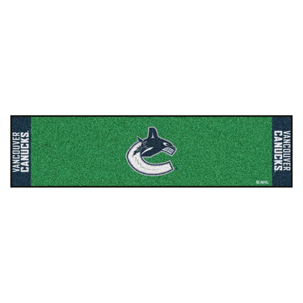 FanMats® - NHL Vancouver Canucks Logo Golf Putting Green Mat