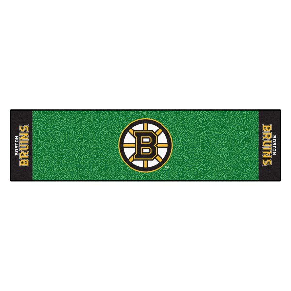 FanMats® - NHL Boston Bruins Logo Golf Putting Green Mat