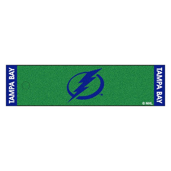 FanMats® - NHL Tampa Bay Lightning Logo Golf Putting Green Mat