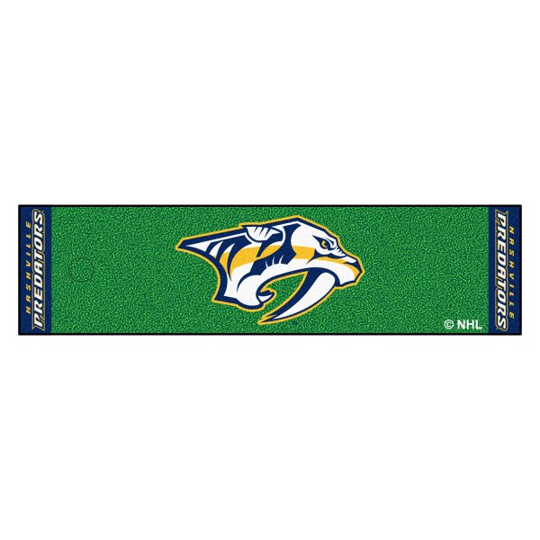 FanMats® - NHL Nashville Predators Logo Golf Putting Green Mat