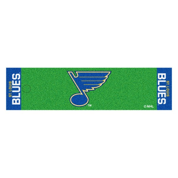 FanMats® - NHL St Louis Blues Logo Golf Putting Green Mat