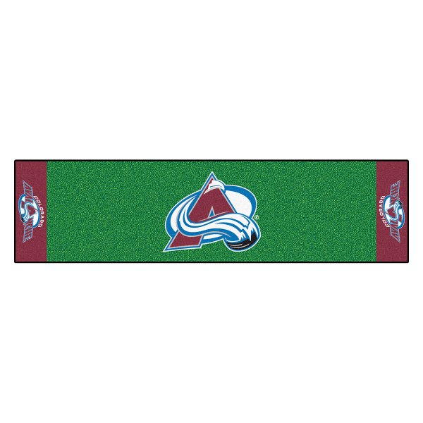 FanMats® - NHL Colorado Avalanche Logo Golf Putting Green Mat