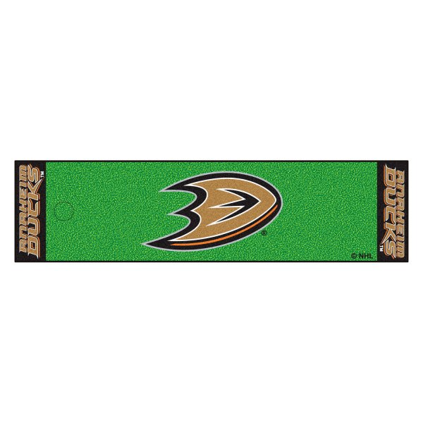FanMats® - NHL Anaheim Ducks Logo Golf Putting Green Mat