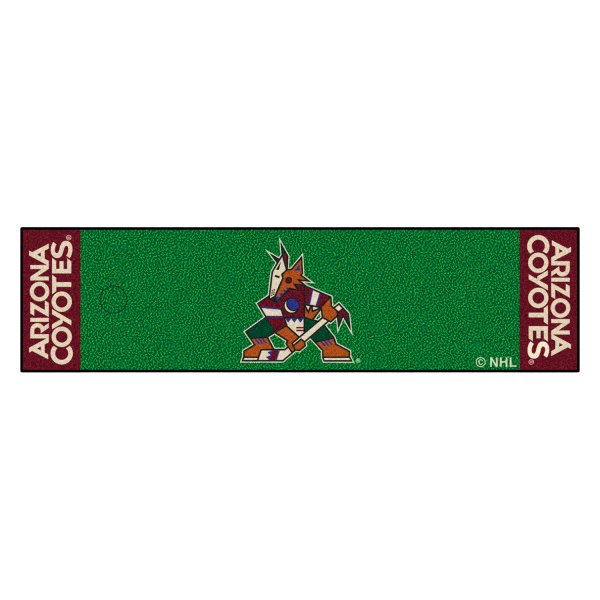 FanMats® - NHL Arizona Coyotes Logo Golf Putting Green Mat