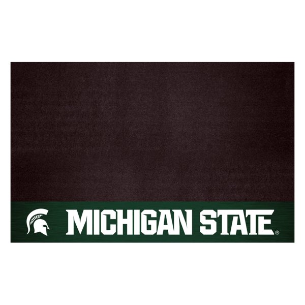 FanMats® - Grill Mat with "Spartan Helmet" Logo & "Michigan State" Wordmark