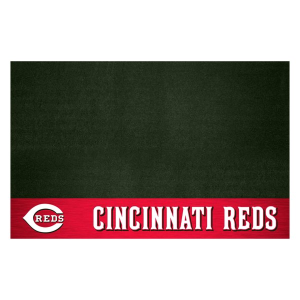 FanMats® - Grill Mat with "C Reds" Logo & "Cincinnati Reds" Wordmark