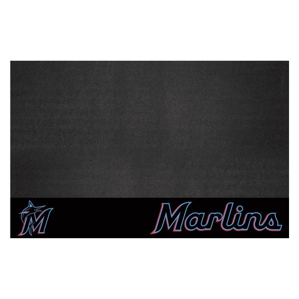 FanMats® - Grill Mat with "M" Logo & "Marlins" Wordmark
