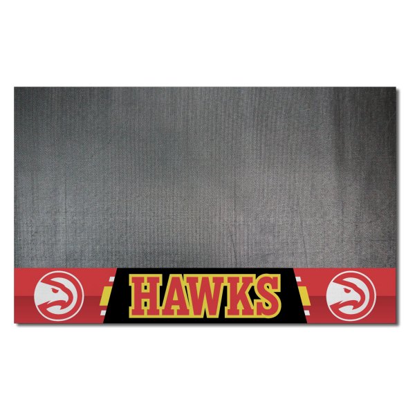 FanMats® - Grill Mat with "Hawk" Primary Icon & "Atlanta Hawks" Wordmark
