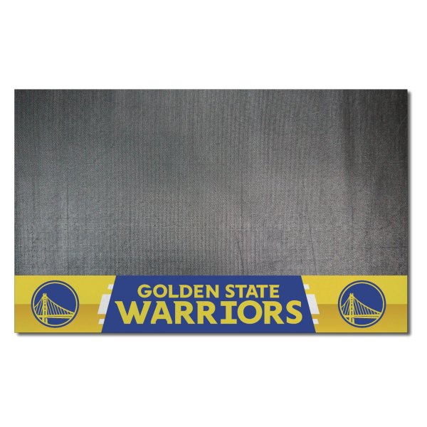 FanMats® - Grill Mat with "Circular Golden Gate" Logo & "Golden State Warriors" Wordmark