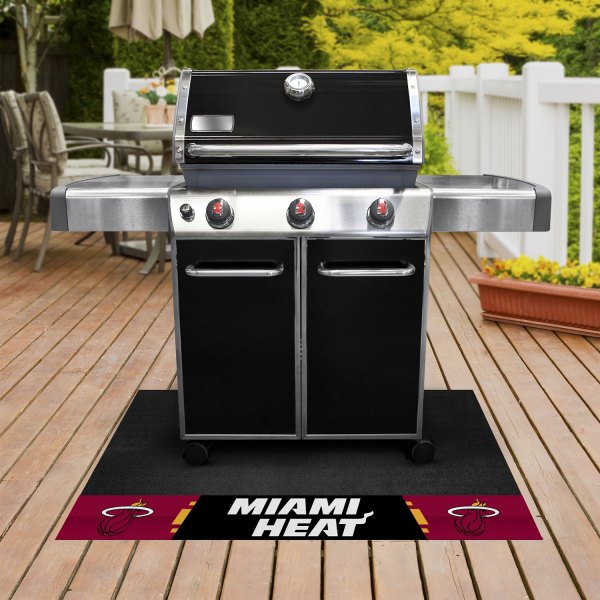FanMats® - Grill Mat with "Flaming Basketball" Logo