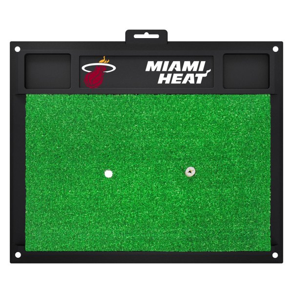 FanMats® - NBA Miami Heat Logo Golf Hitting Mat