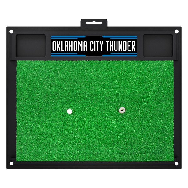 FanMats® - NBA Oklahoma City Thunder Logo Golf Hitting Mat