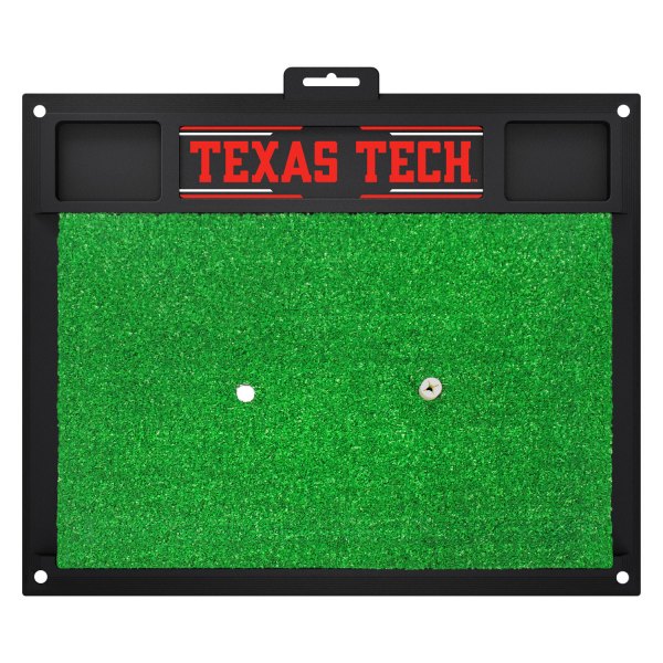 FanMats® - Texas Tech University Logo Golf Hitting Mat