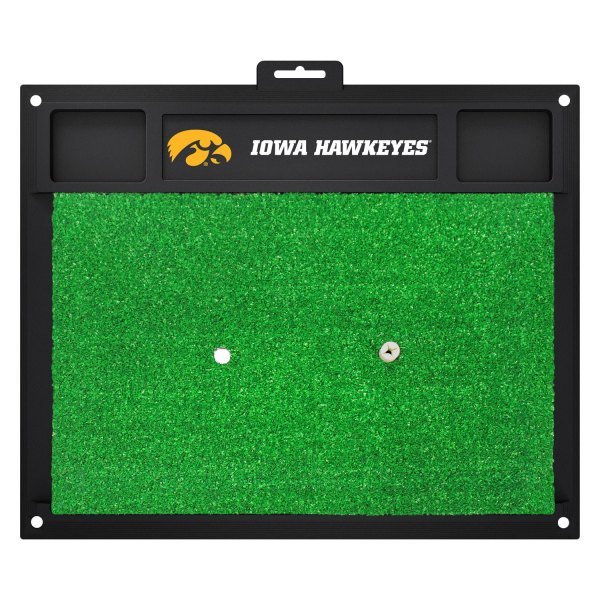 FanMats® - Iowa University Logo Golf Hitting Mat