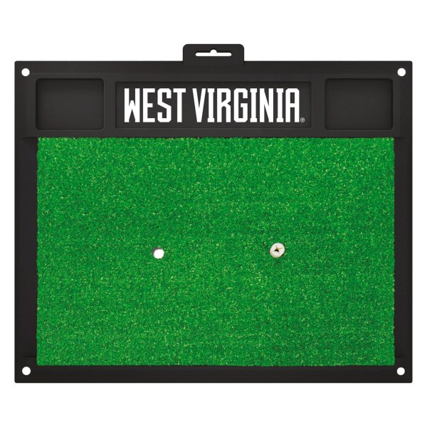 FanMats® - West Virginia University Logo Golf Hitting Mat