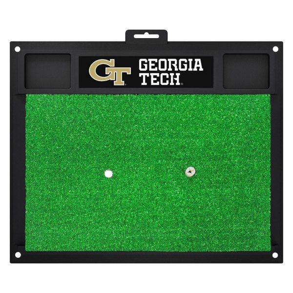 FanMats® - Georgia Tech University Logo Golf Hitting Mat
