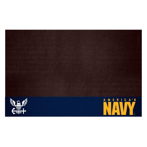 FanMats® - Grill Mat with "Navy's Crest" Logo