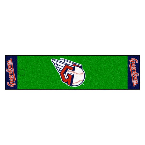 FanMats® - MLB Cleveland Indians Logo Golf Putting Green Mat