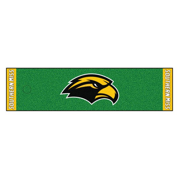 FanMats® - Southern Mississippi University Logo Golf Putting Green Mat