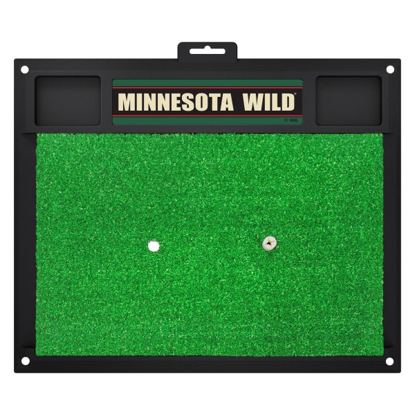 FanMats® - Minnesota Wild University Logo Golf Hitting Mat