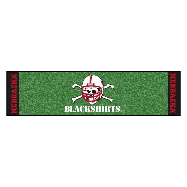 FanMats® - Blackshirts University Logo Golf Putting Green Mat