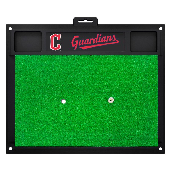 FanMats® - MLB Cleveland Indians Logo Golf Hitting Mat