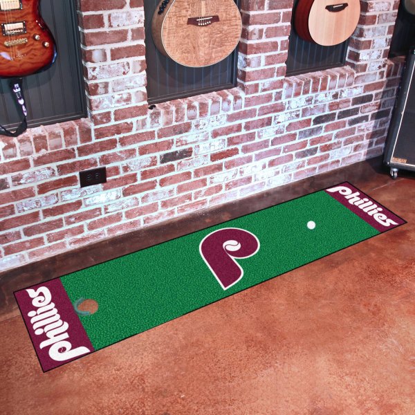 FanMats® - MLB Philadelphia Phillies Retro Golf Putting Green Mat