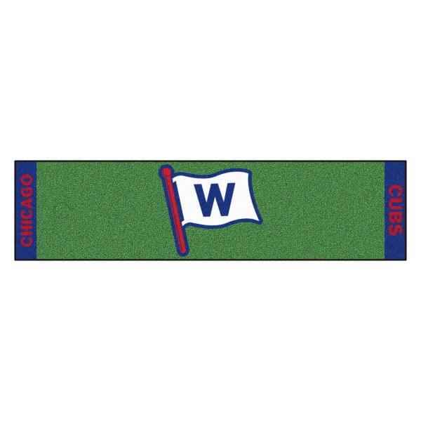 FanMats® - MLB Chicago Cubs "W Flag" Logo Golf Putting Green Mat