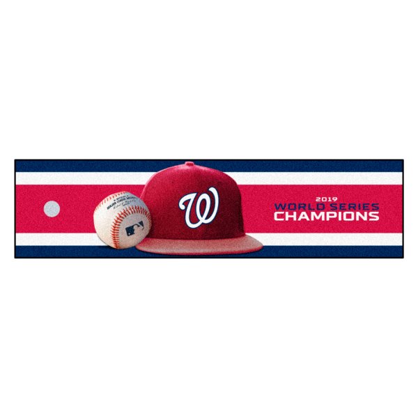 FanMats® - MLB Washington Nationals 2019 World Series Champions Logo Golf Putting Green Mat
