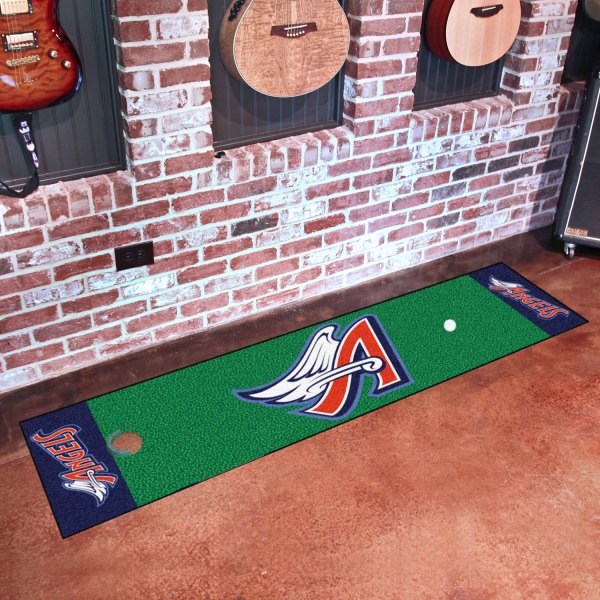FanMats® - MLB Anaheim Angels Retro Golf Putting Green Mat
