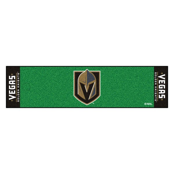 FanMats® - NHL Vegas Golden Knights Logo 18"x72" NHL All-Stars Putting Mat Logo Golf Putting Green Mat