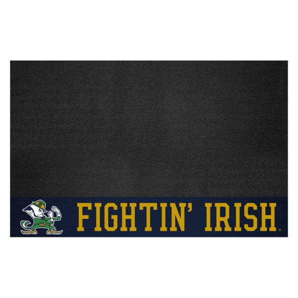 FanMats® - Grill Mat with "Fighting Irish" Logo & "Fighting Irish" Wordmark